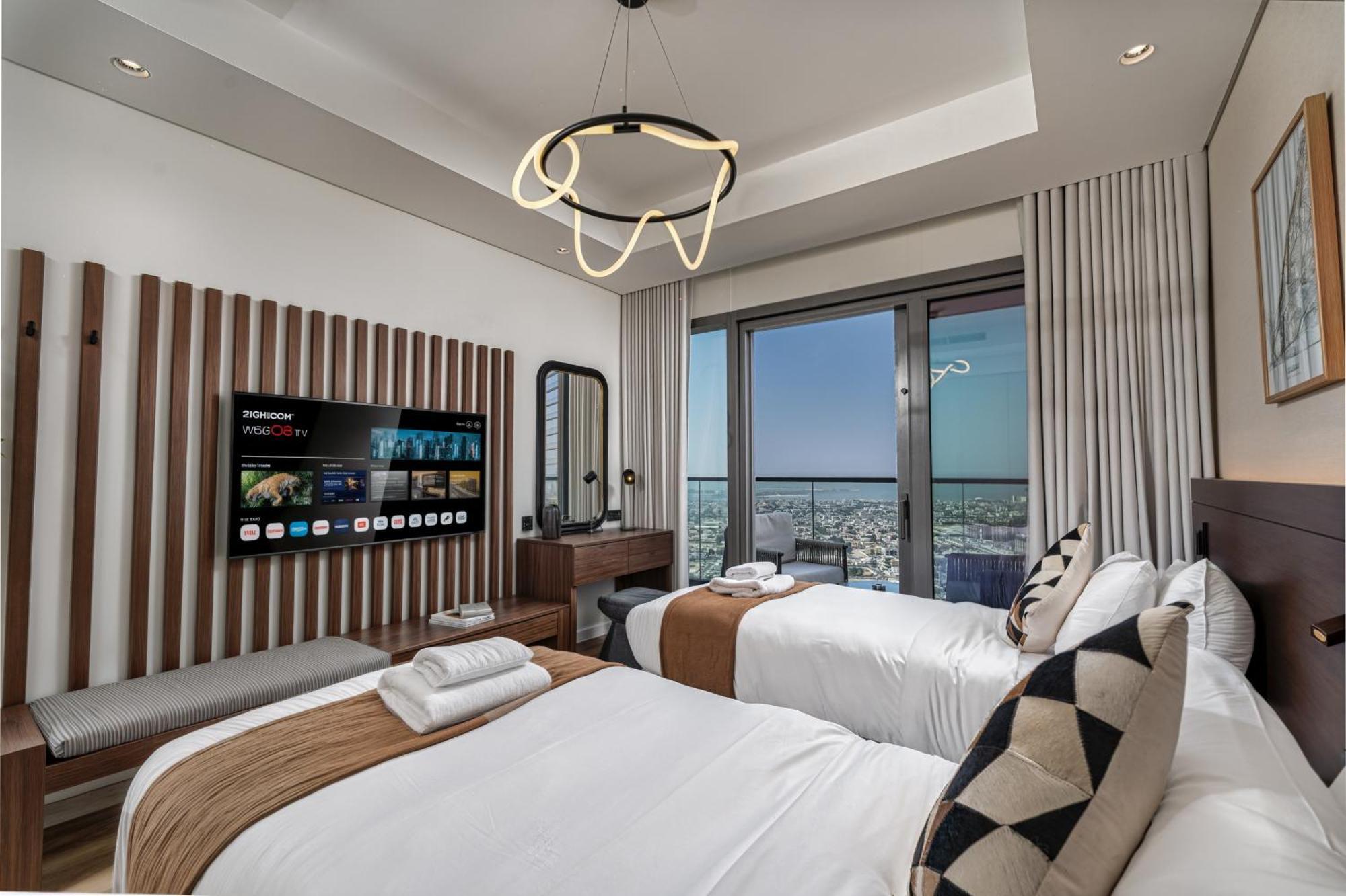 Apartment Scenic Infinity Pool With Burj Khalifa Views *