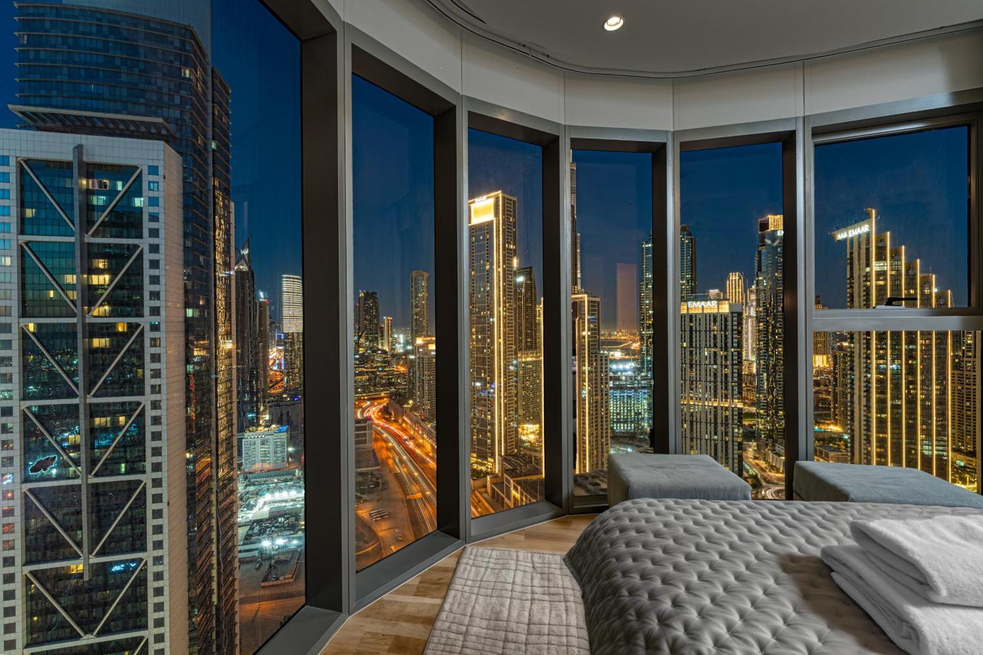 Apartment Scenic Infinity Pool With Burj Khalifa Views