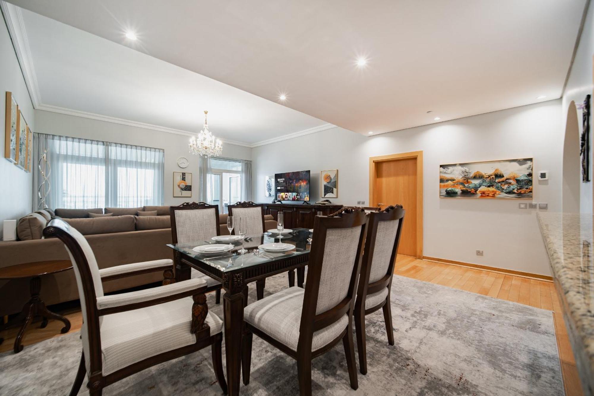 Lägenhet Your Private With Sea View & Crib - Palm 2br