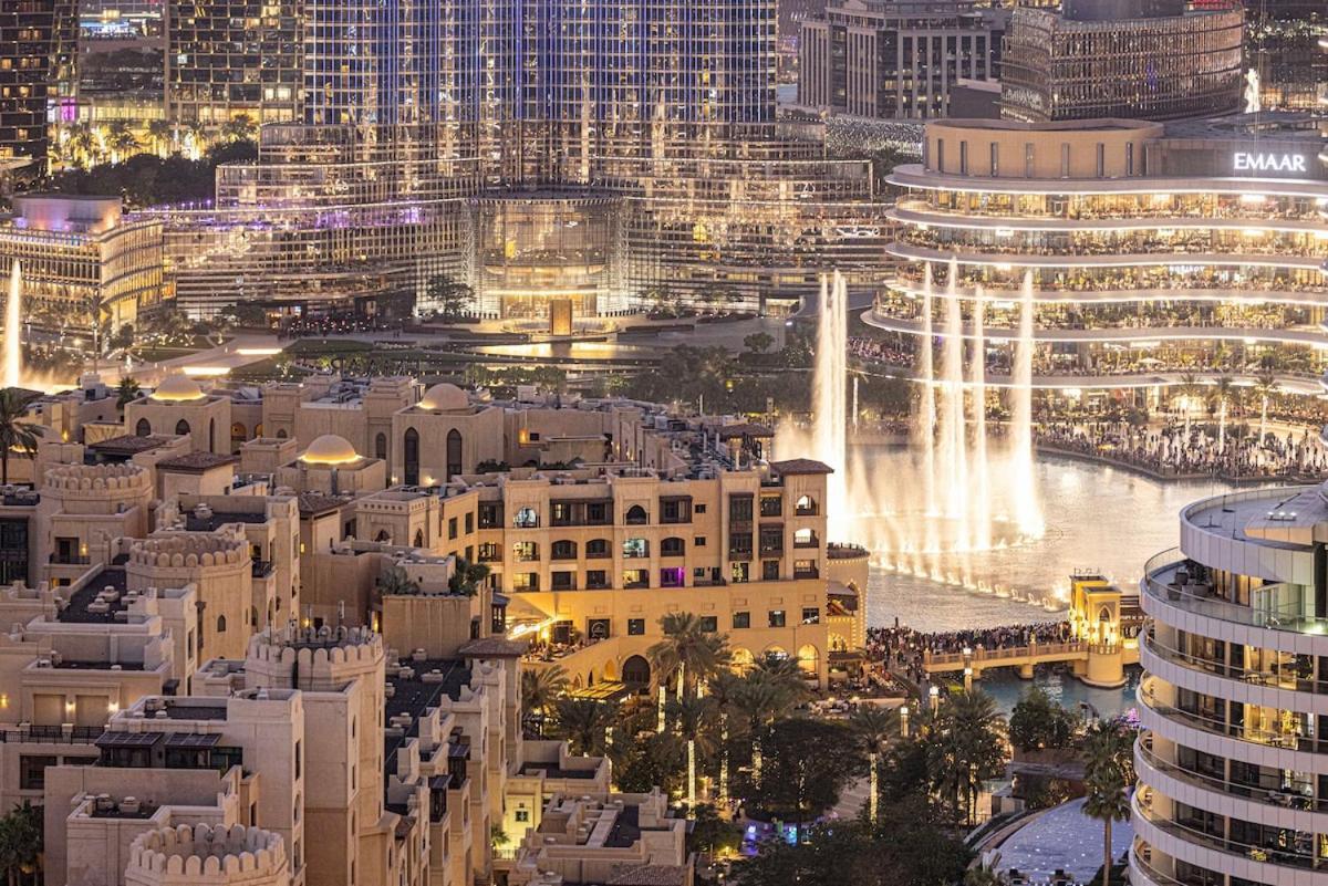 Apartment Lux With Full Burj View - 1 Min Mall *