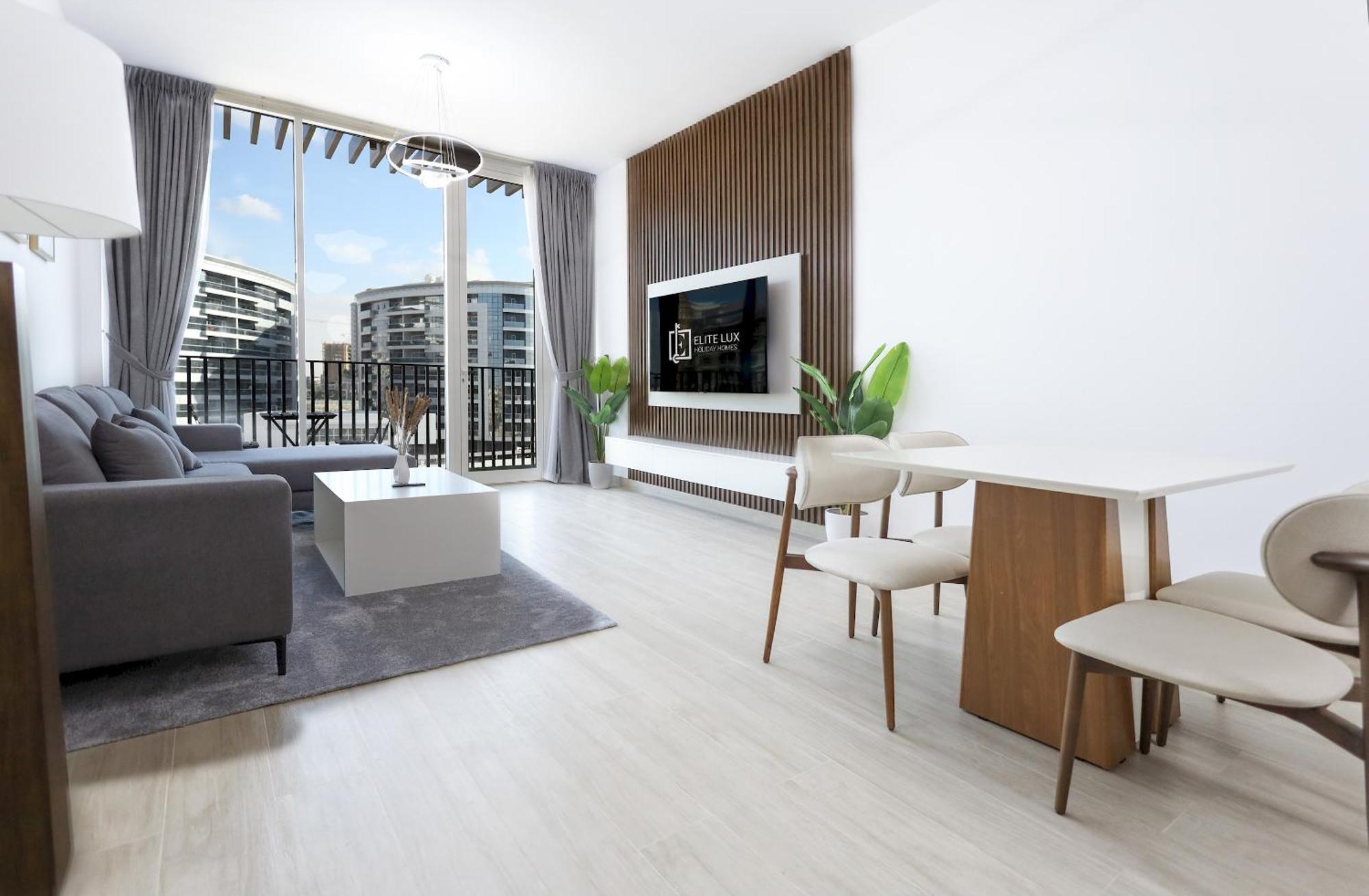 Elite Lux Homes - Luxury Retreat 1br Pool Gym In Arjan Apartment Dubai