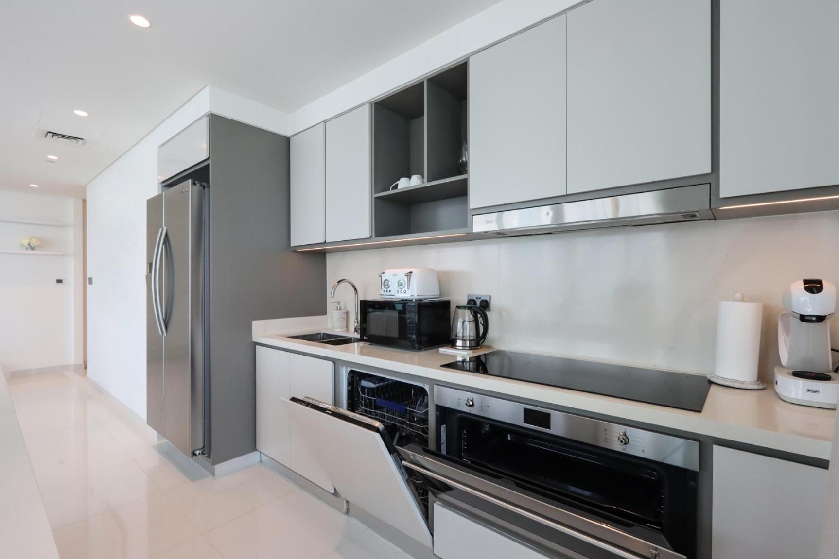 Livbnb-beachfront 3br With Marina Harbour Panorama Dubaï