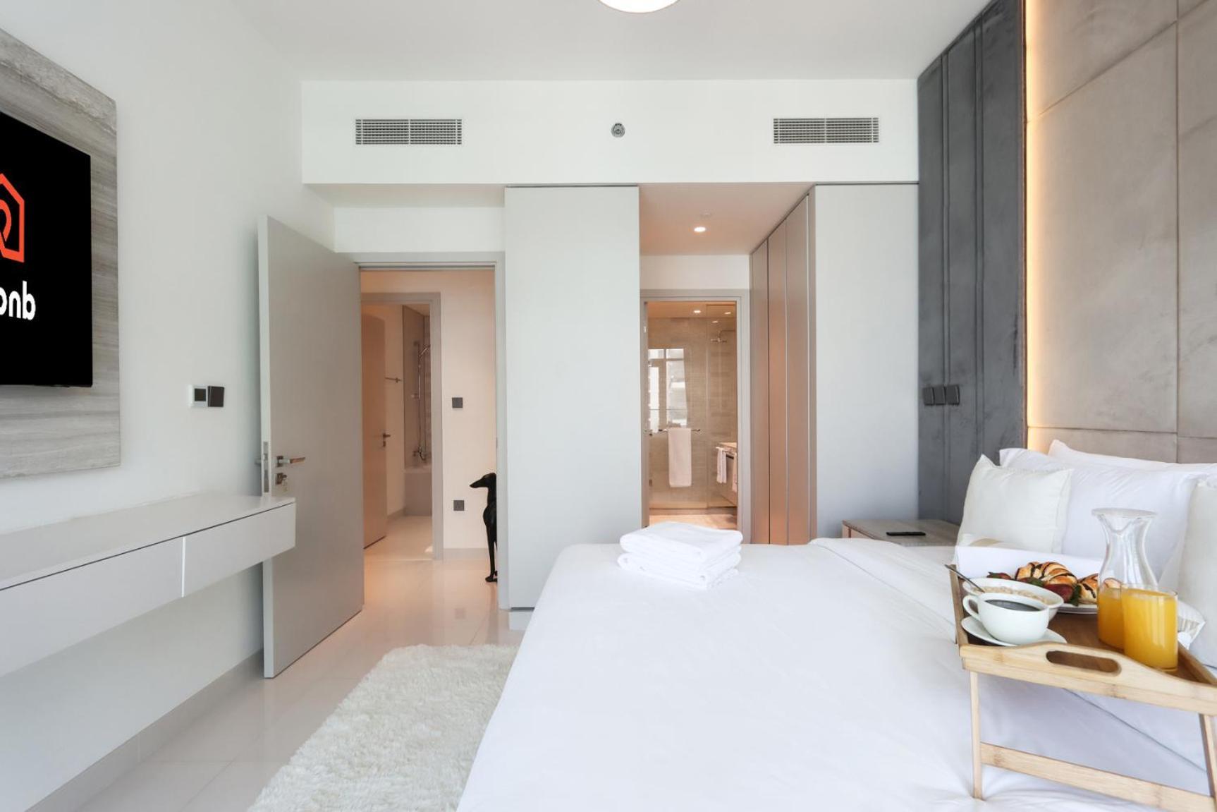 Livbnb-beachfront 3br With Marina Harbour Panorama * Dubaï