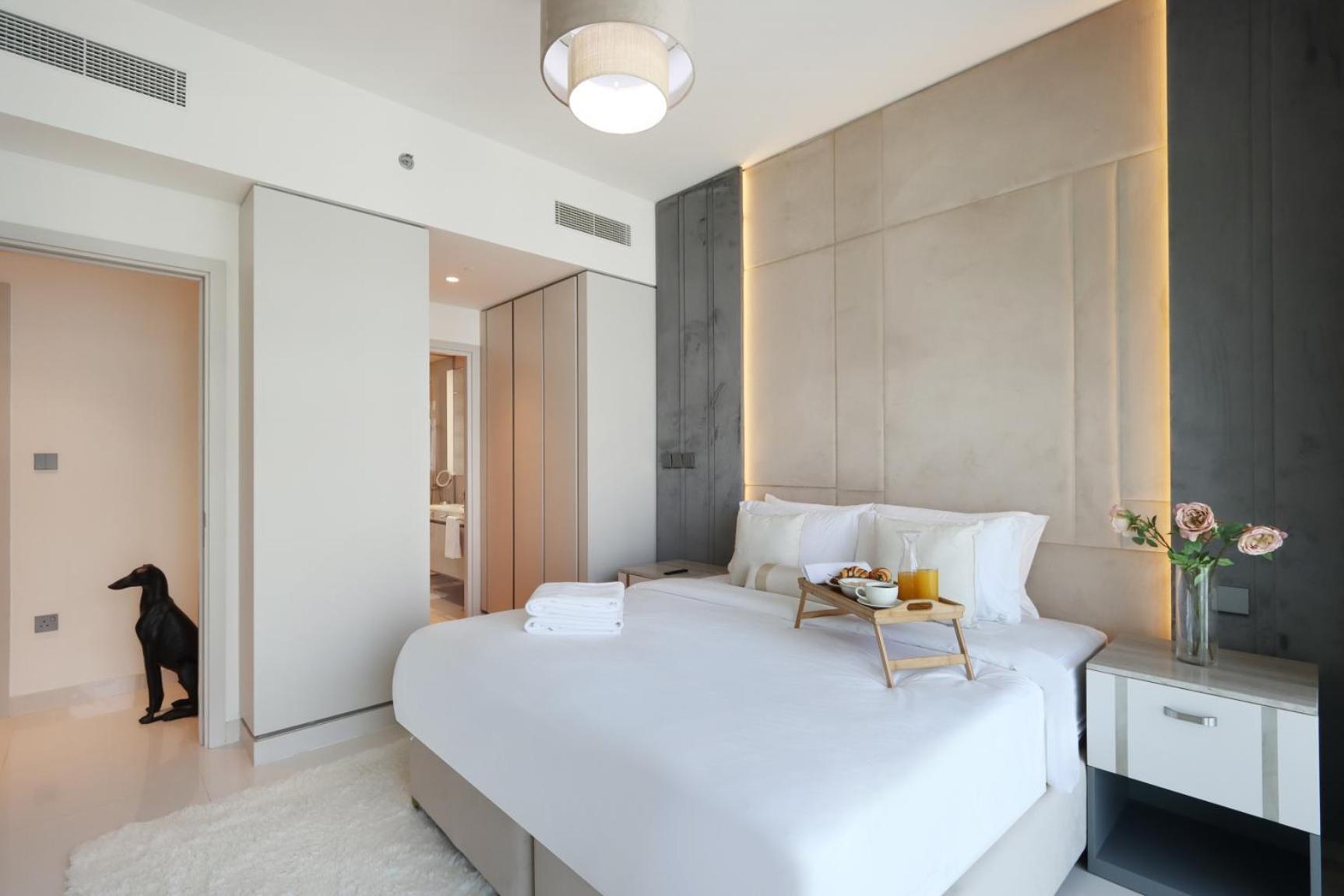 Livbnb-beachfront 3br With Marina Harbour Panorama Appartement Dubaï