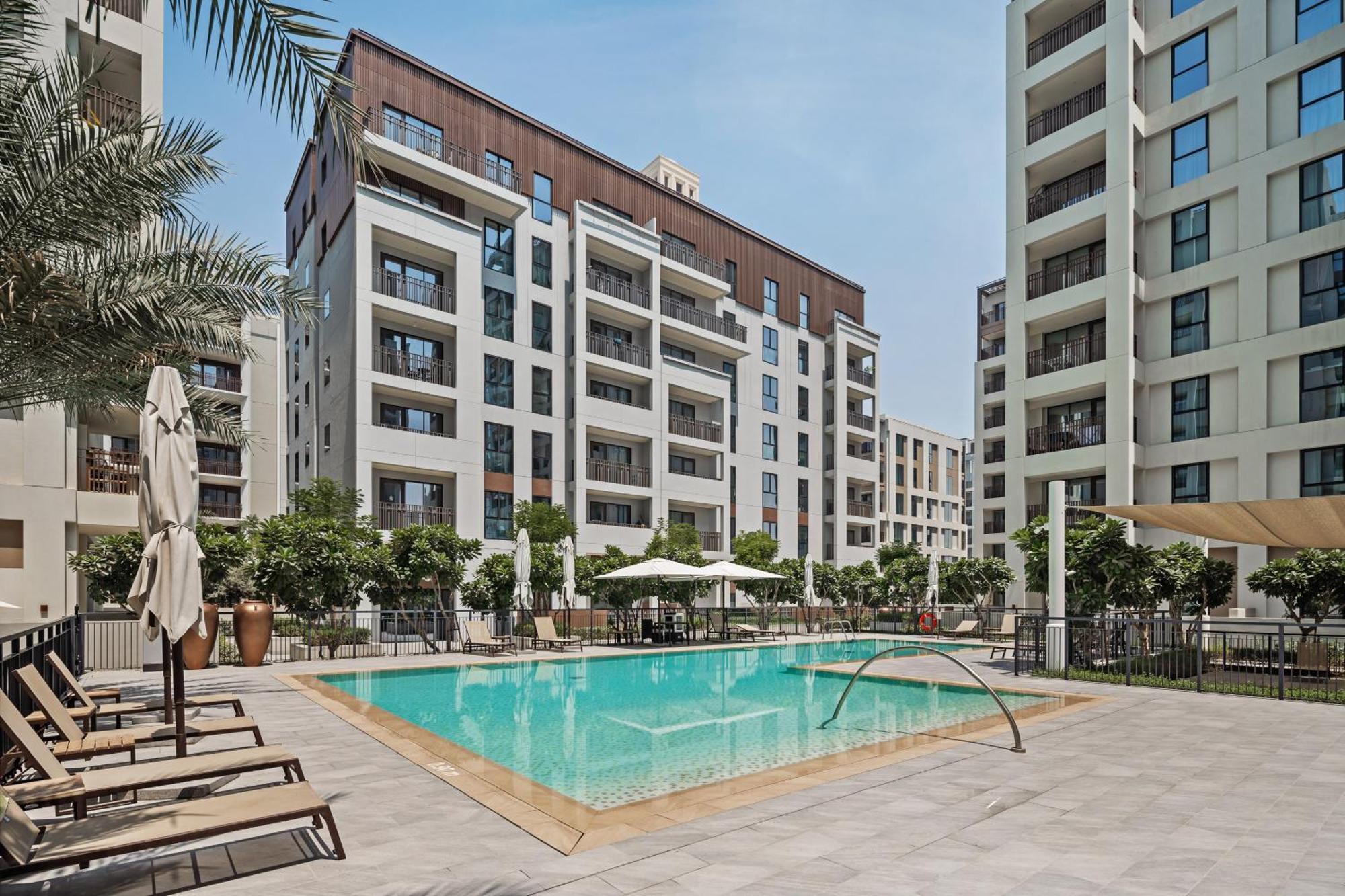 Skyline Vista 3-bedroom Haven With Lagoon Retreat Appartement Dubaï