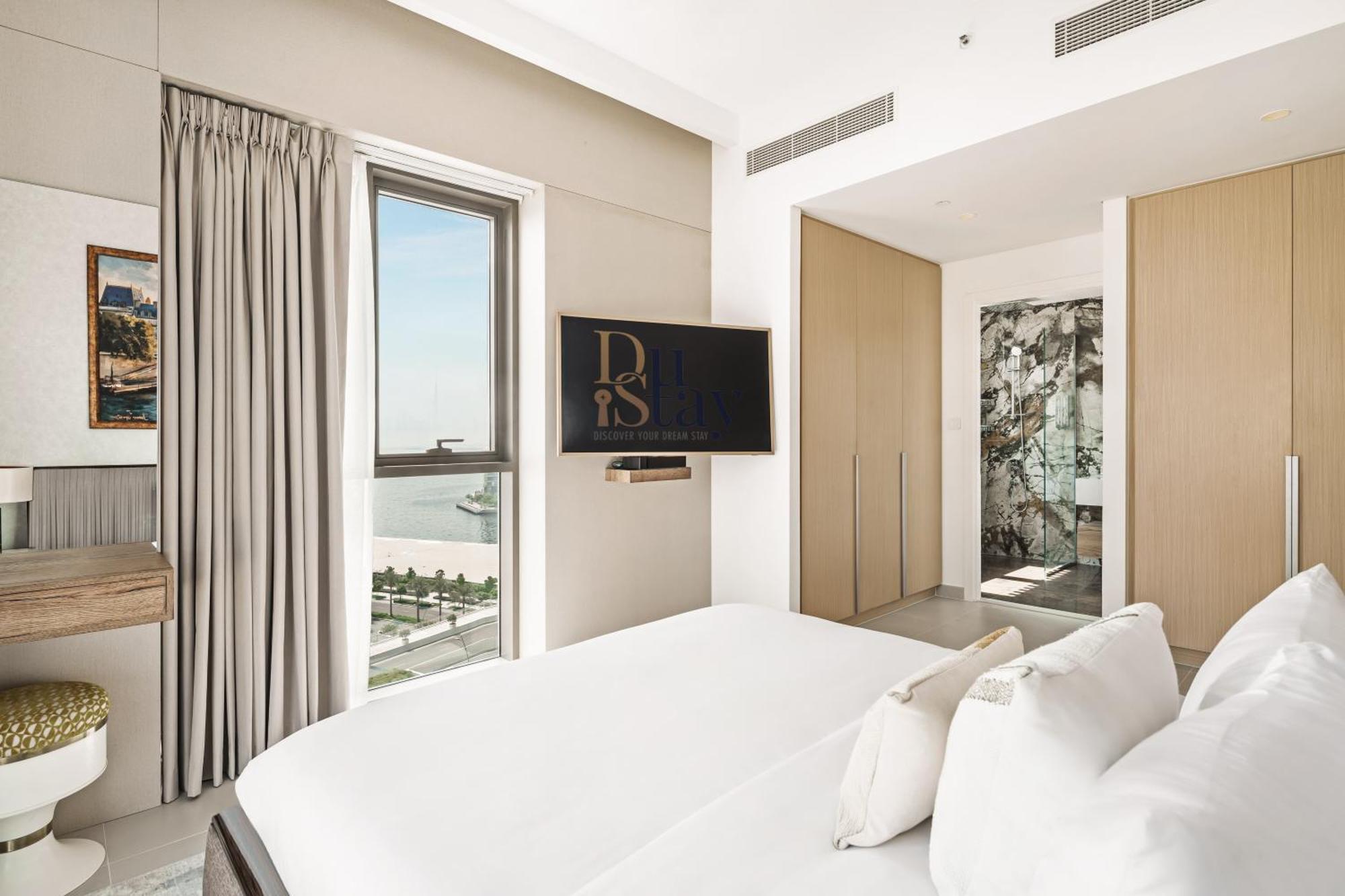 Skyline Vista 3-bedroom Haven With Lagoon Retreat Appartement Dubaï