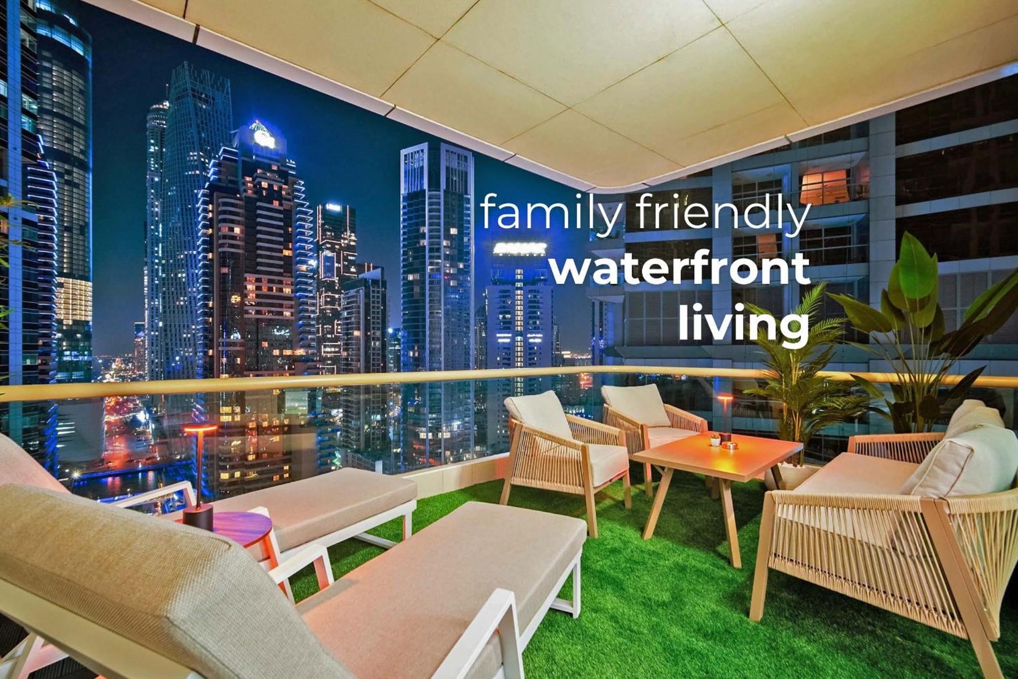 Walk To Jbr - Free Baby Gear - Marina View 2br With Terrace Apartment *