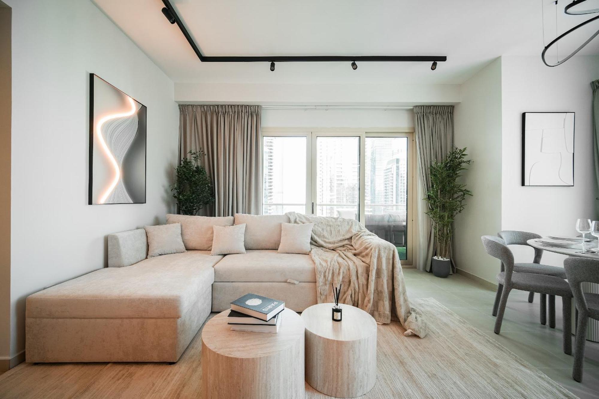 Apartment Walk To Jbr - Free Baby Gear - Marina View 2br With Terrace Dubai