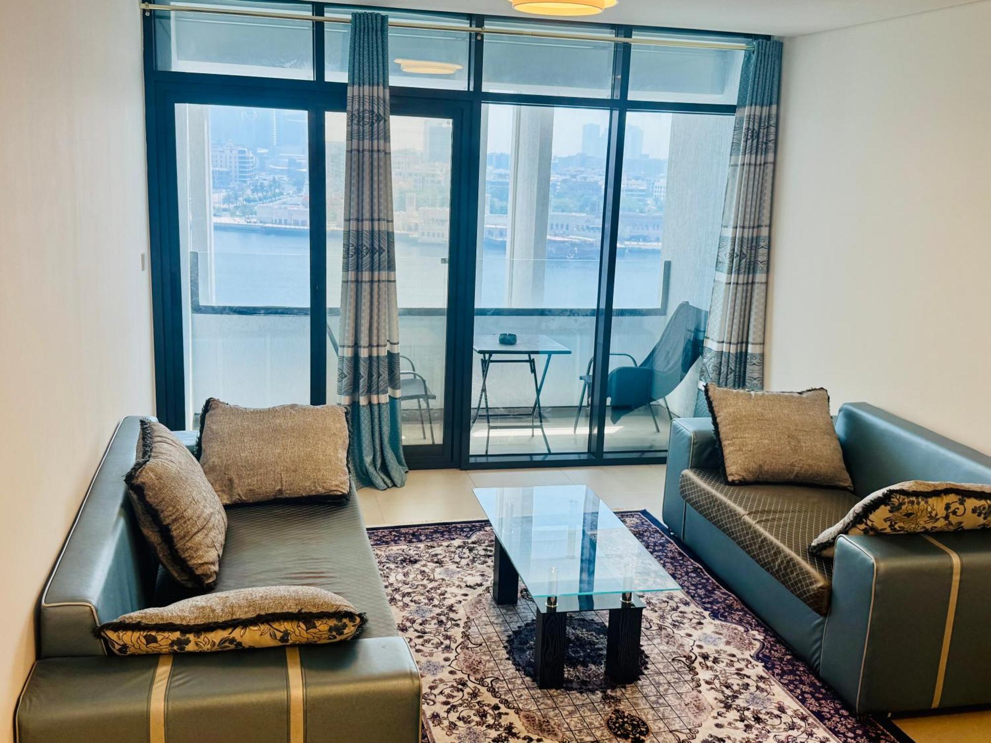 Apartment Wow Amazing Burjkhalifa,sea,sunset,ship,park View,2bhk Furnished Apartment-airport,metro,mall,golf,bus,park Near - Flat 807 Dubai