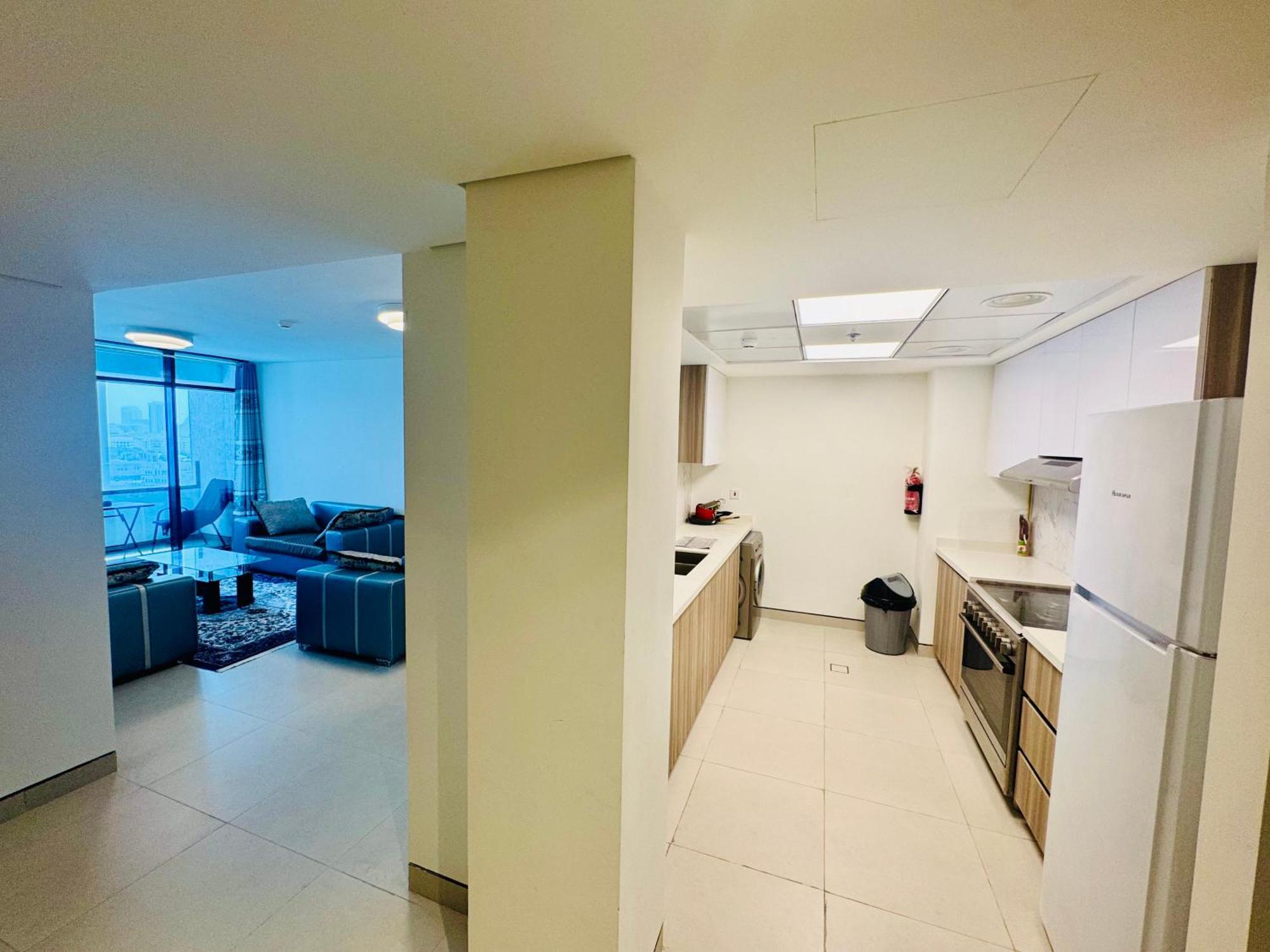 Wow Amazing Burjkhalifa,sea,sunset,ship,park View,2bhk Furnished Apartment-airport,metro,mall,golf,bus,park Near - Flat 807 Appartement Dubaï