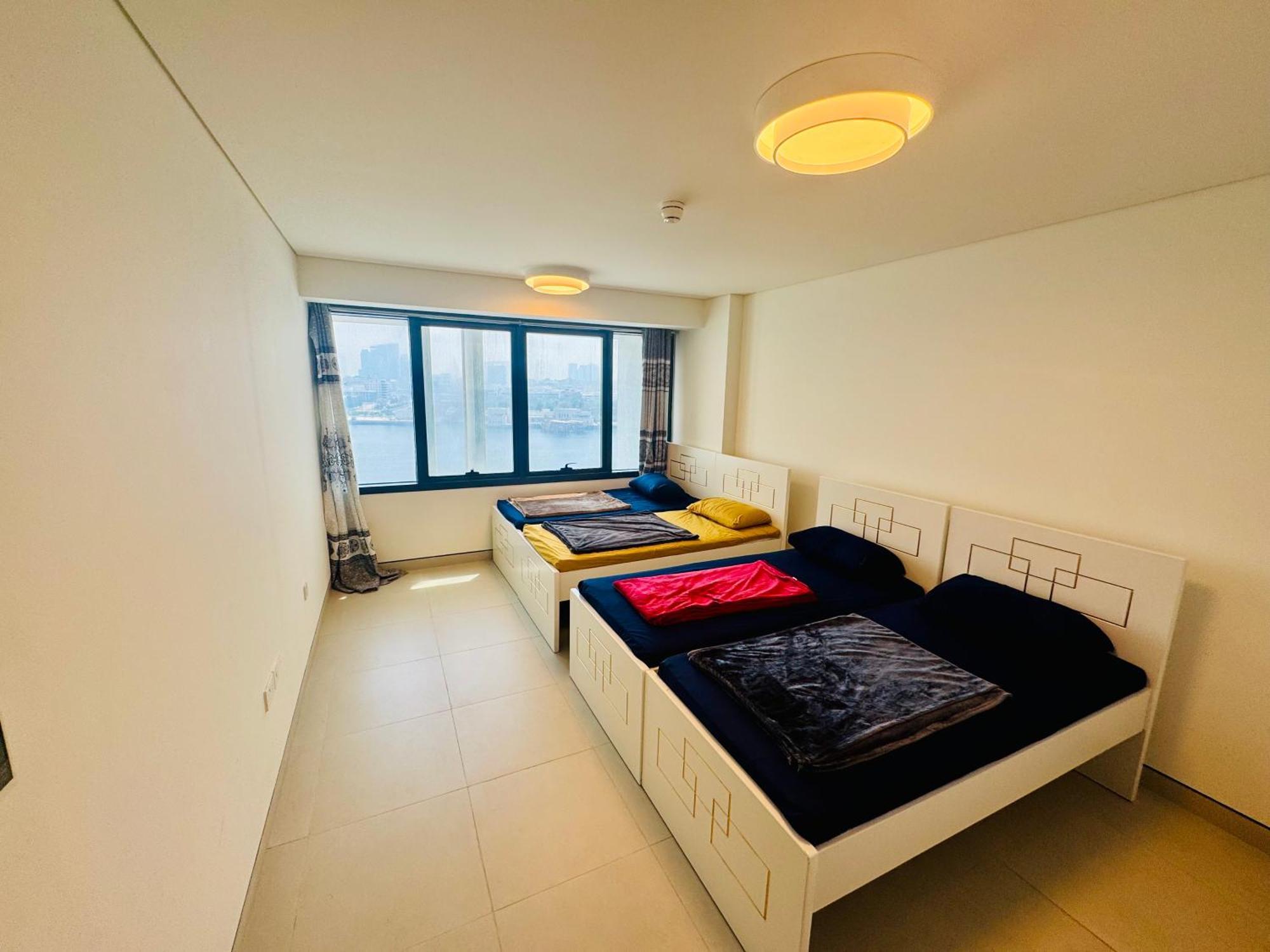 Wow Amazing Burjkhalifa,sea,sunset,ship,park View,2bhk Furnished Apartment-airport,metro,mall,golf,bus,park Near - Flat 807 Appartement