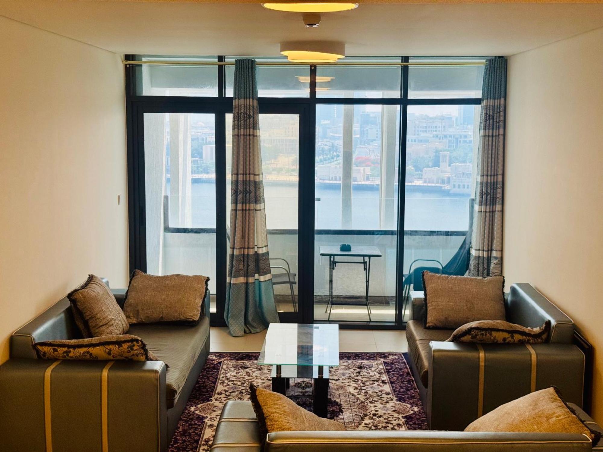 Wow Amazing Burjkhalifa,sea,sunset,ship,park View,2bhk Furnished Apartment-airport,metro,mall,golf,bus,park Near - Flat 807 Dubaï