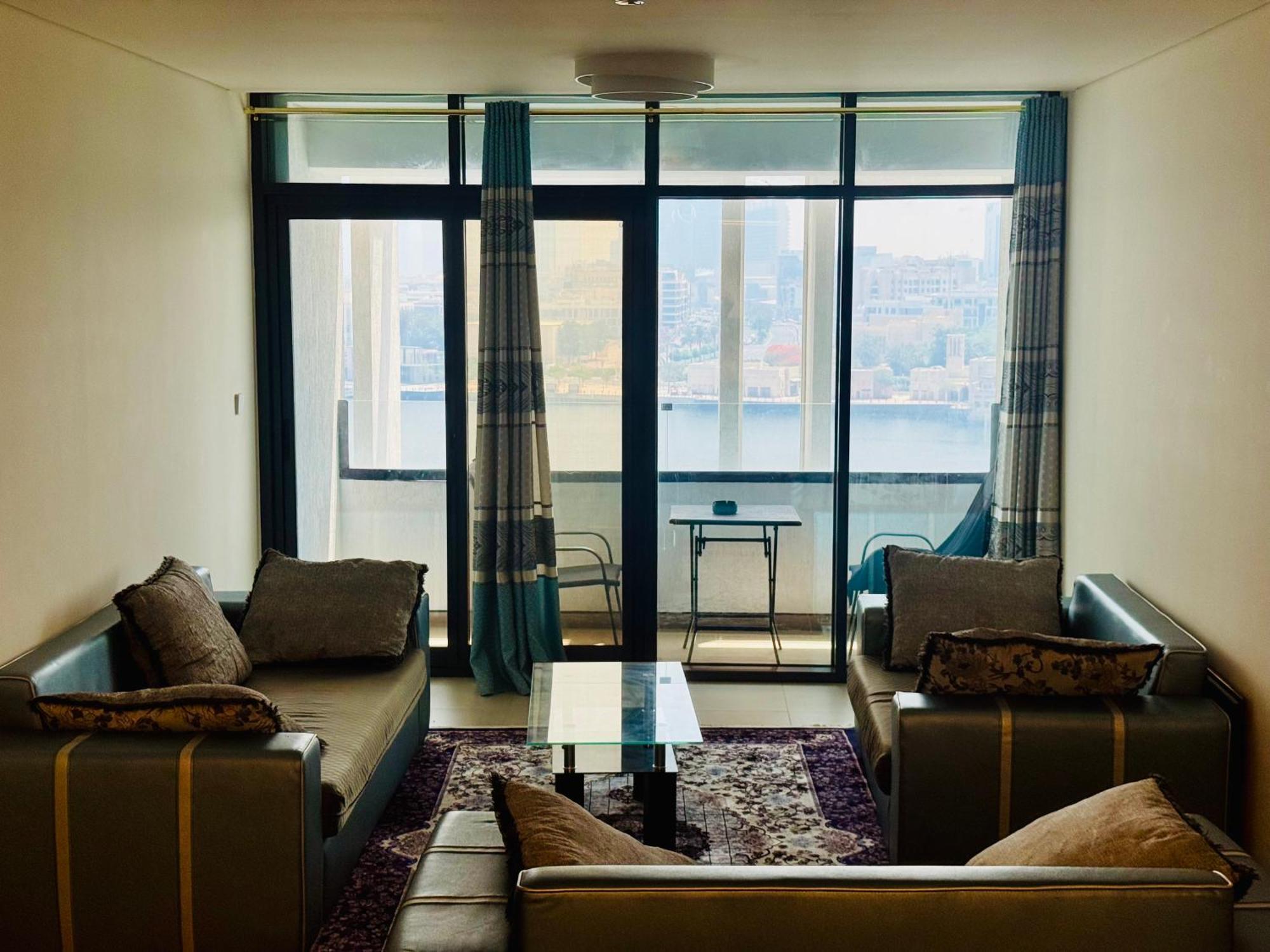 Wow Amazing Burjkhalifa,sea,sunset,ship,park View,2bhk Furnished Apartment-airport,metro,mall,golf,bus,park Near - Flat 807 Appartement Dubaï