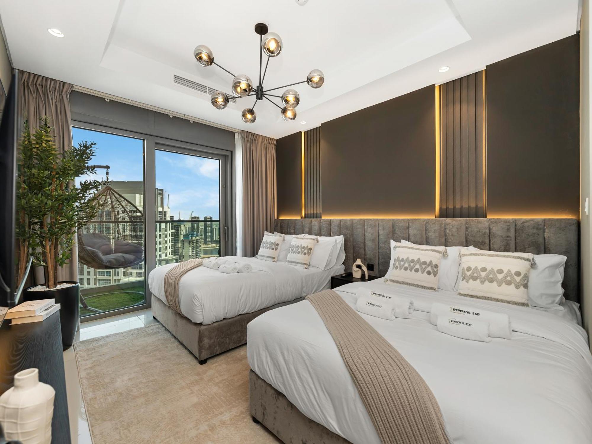 Wonderfulstay At Paramount - Highest Infinity Pool - Burj Khalifa View - Brand New Luxury Apartment