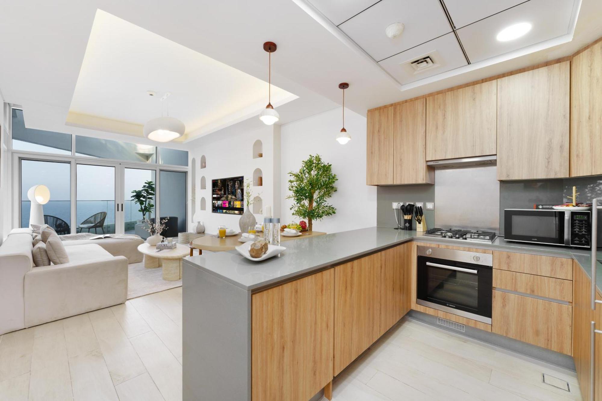 Dejaview Luxury With Private Terrace, Burj & Sea View