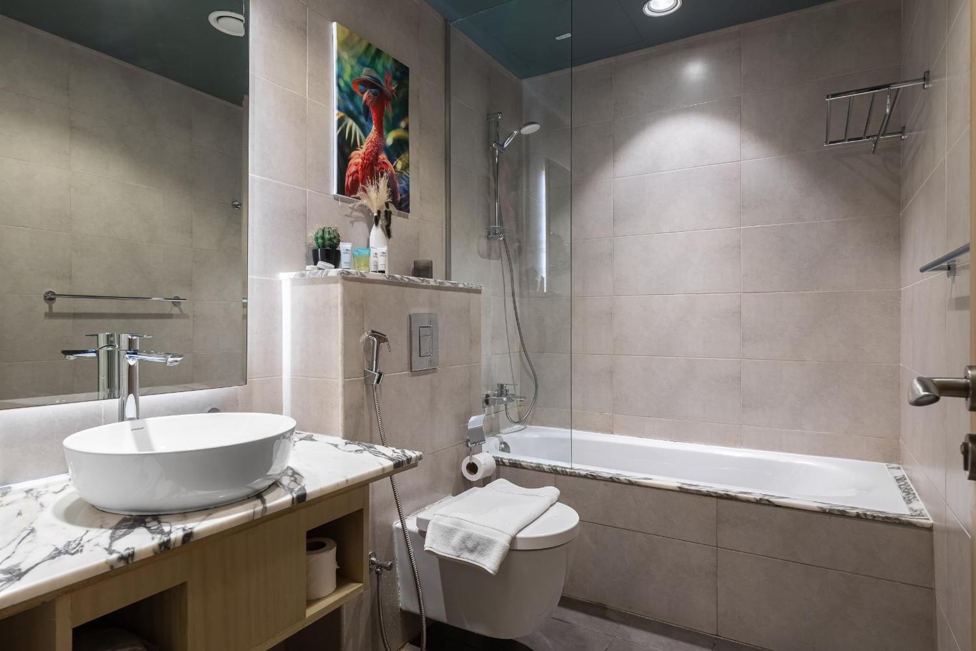 Apartamento Full Burj Khalifa View Lux 2bedroom With Rooftop Pool Location In Paramount Midtown *