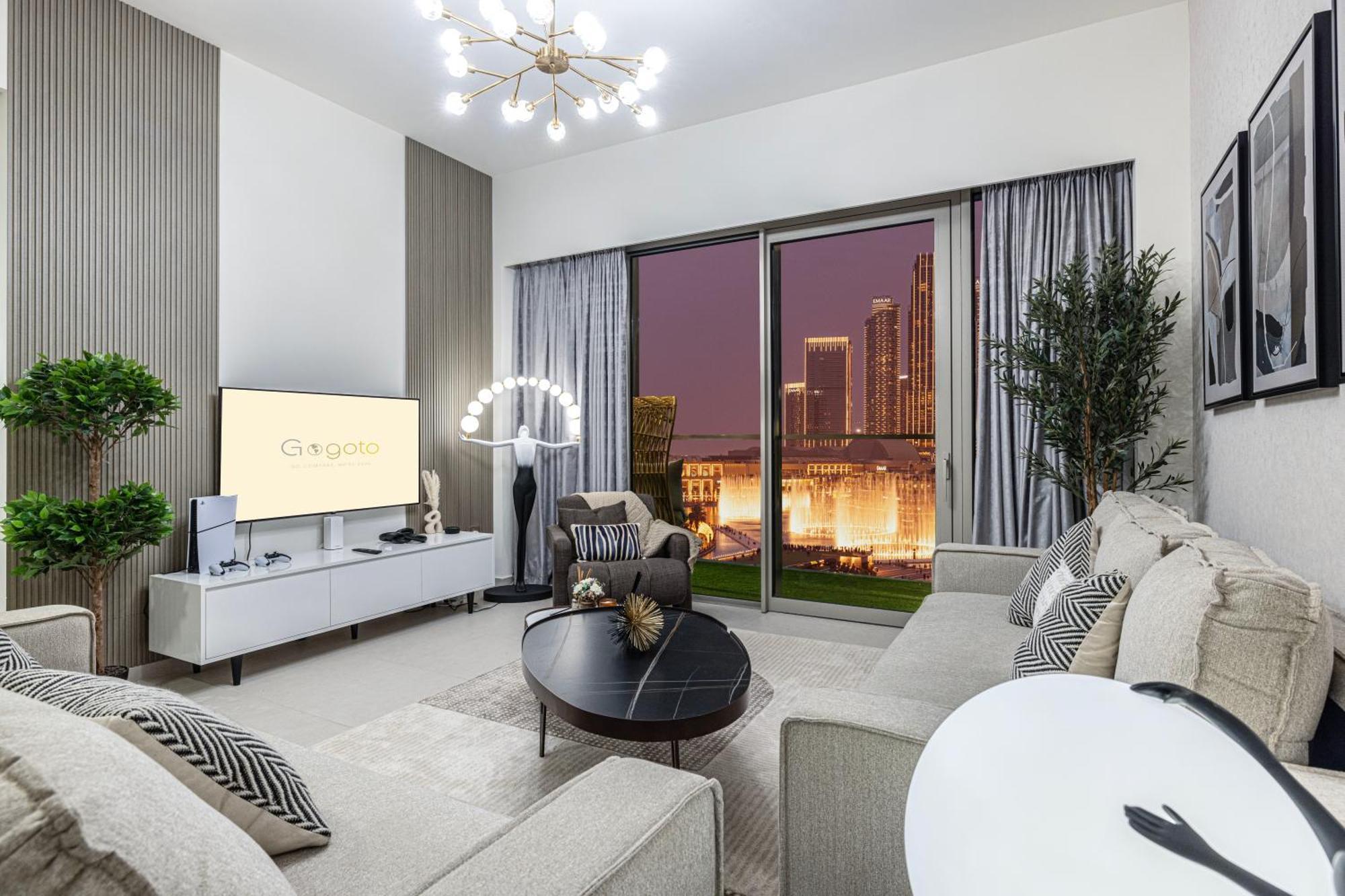 Luxury Burj And Fountain View 5 Min To Mall