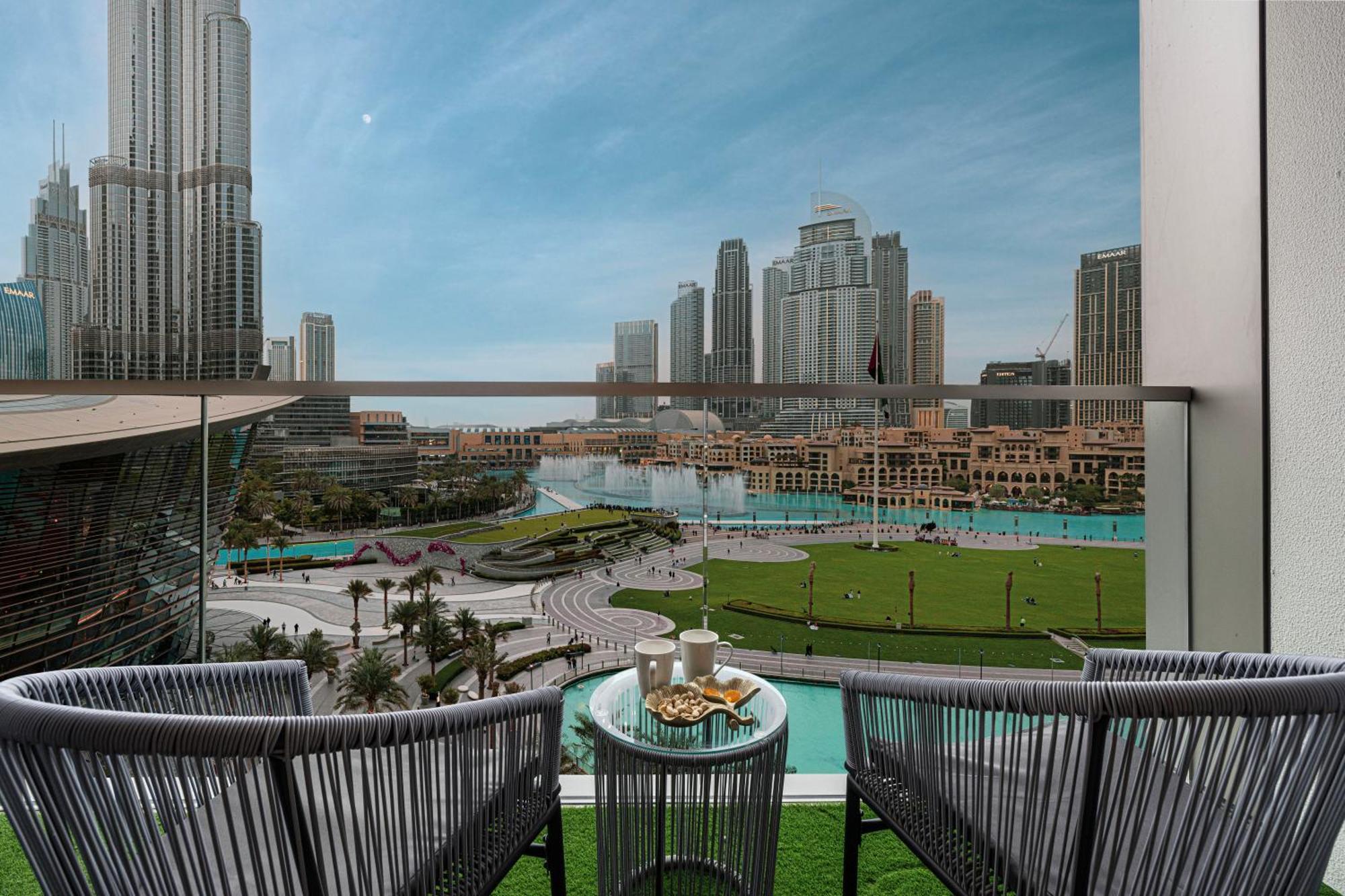Luxury Burj And Fountain View 5 Min To Mall Dubái