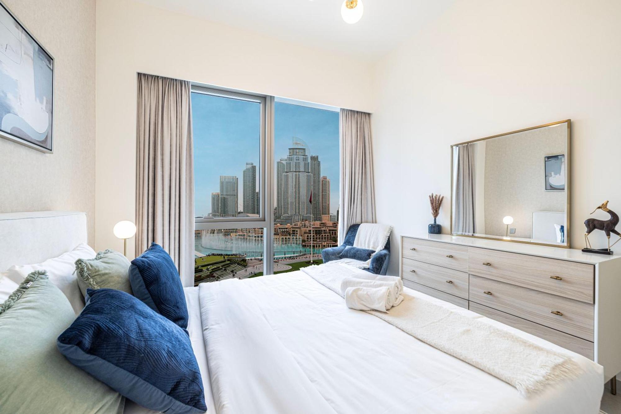 Luxury Burj And Fountain View 5 Min To Mall