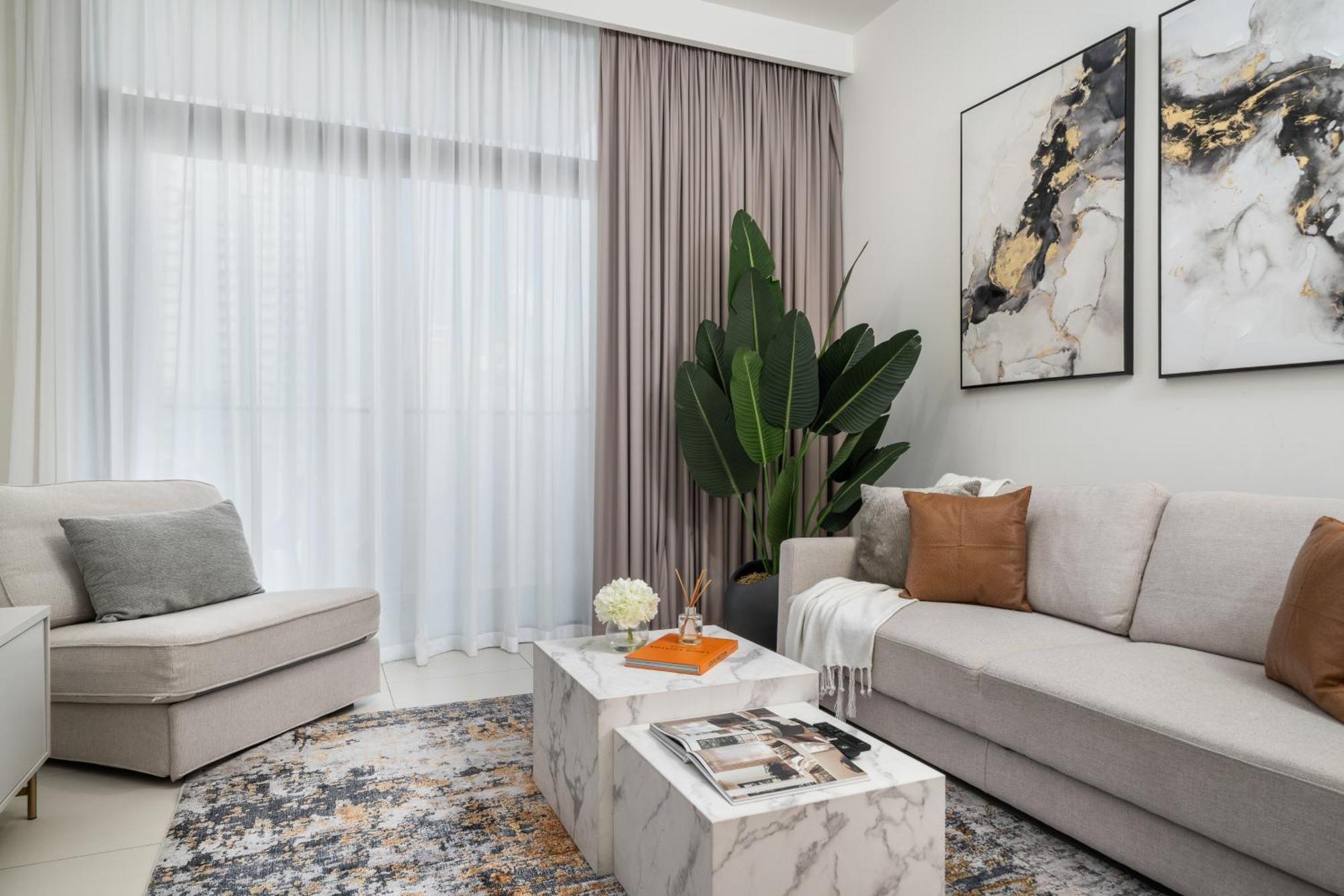 Appartement Luxury One Bedroom With Full Burj Khalifa View & Fountain View By Delujo