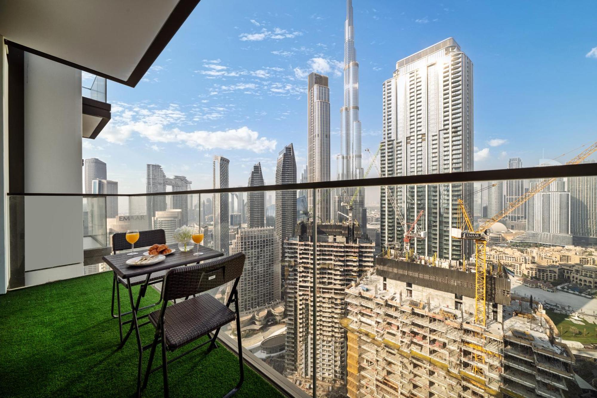 Appartement Luxury One Bedroom With Full Burj Khalifa View & Fountain View By Delujo *