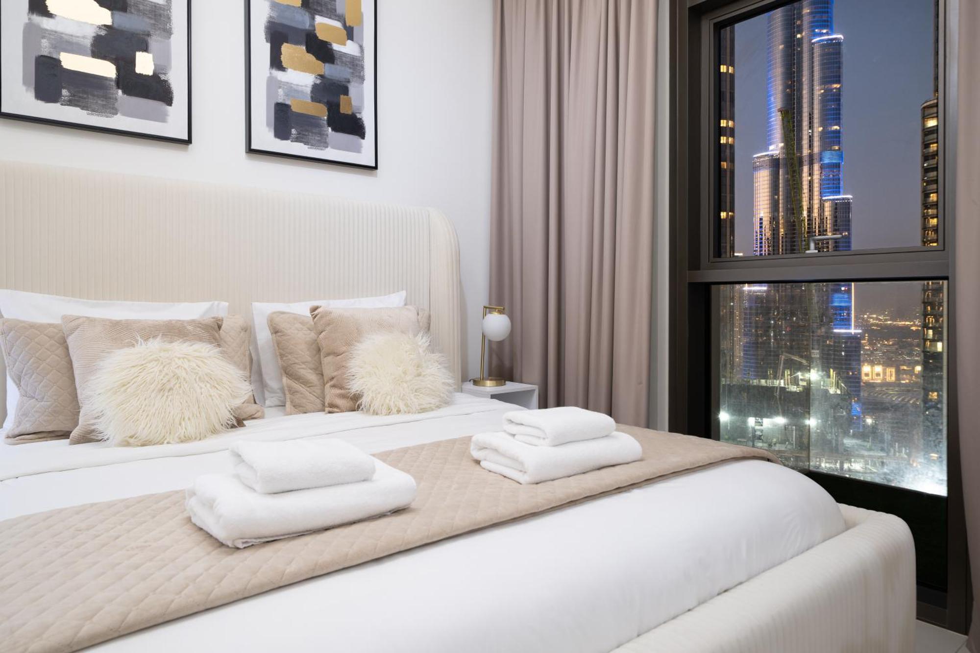 Appartement Luxury One Bedroom With Full Burj Khalifa View & Fountain View By Delujo Dubai