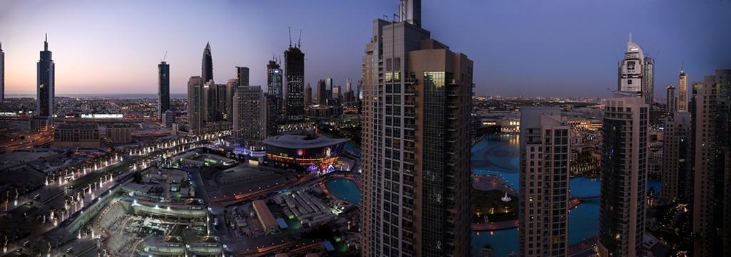 Downtown With Fountain And Burj Khalifa View Apartamento