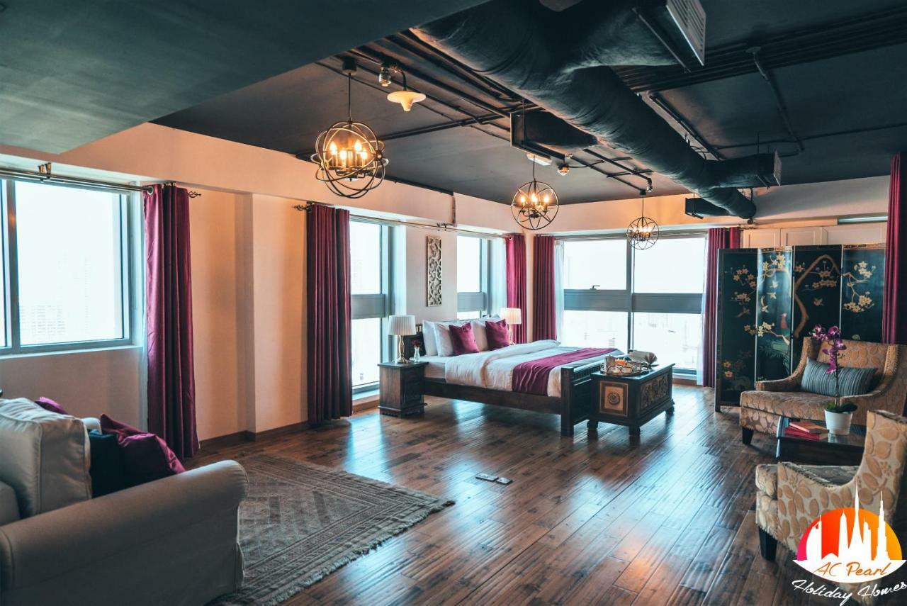 Appartement A C Pearl Holiday Homes - The Loft With Burj Khalifa View