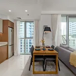 White Sage Sun And Sand 1Br At Beach Isle Emaar Beachfront