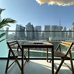 Trophy - Santorini Studio Burjkhalifa & Canal Views Sofa Bed