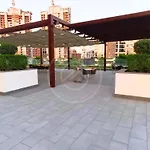 Luxury Stay In Meydan, Furnished Studio With Wifi, Terrace, Gym, Pool & Free Parking