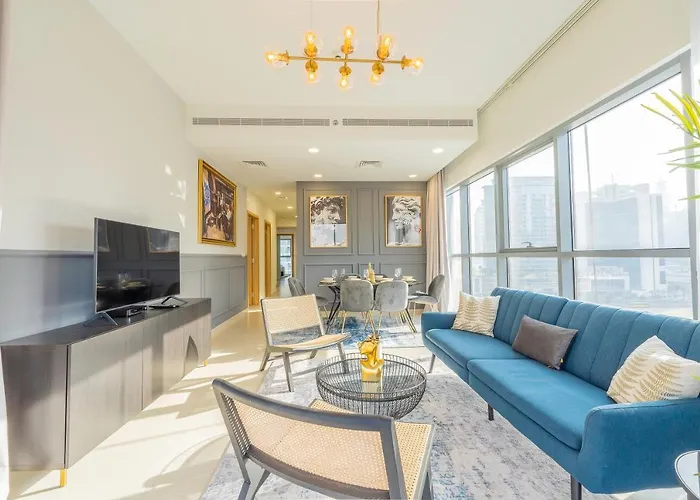 Nouveau Art Deco 3Br With Burj & Canal Views