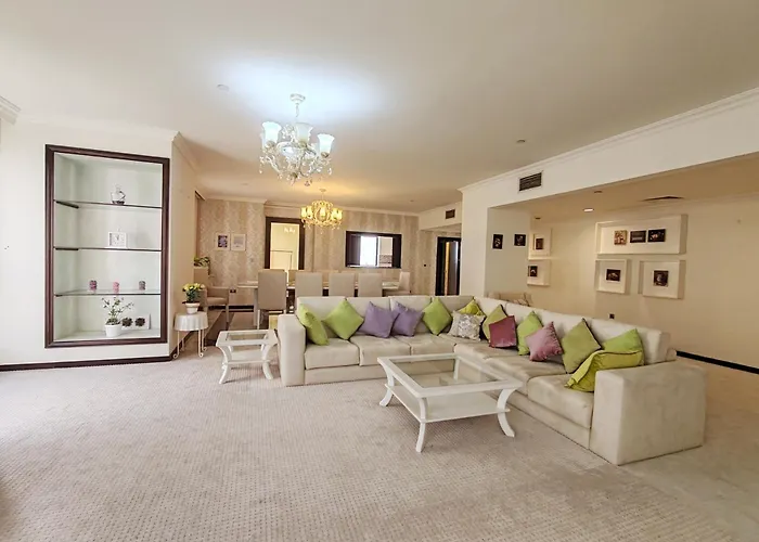 Marble Upgraded Sea Front 6 Bedroom Penthouse On Jbr Beach