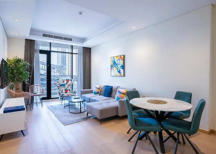 Rh- Modern Comfort & Bright 1Br Near Dubai Mall, City Views