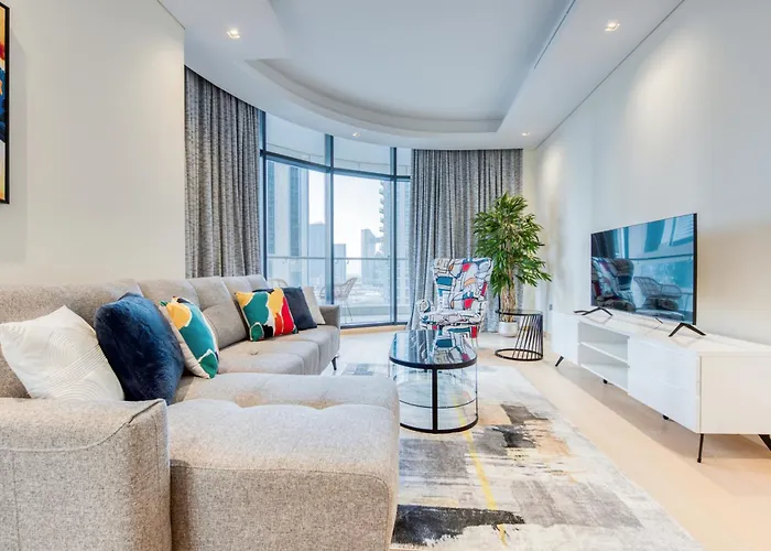 Rh- Downtown Delight, Spacious 01Br Near Dubai Mall & Burj Khalifa, Rp Heights