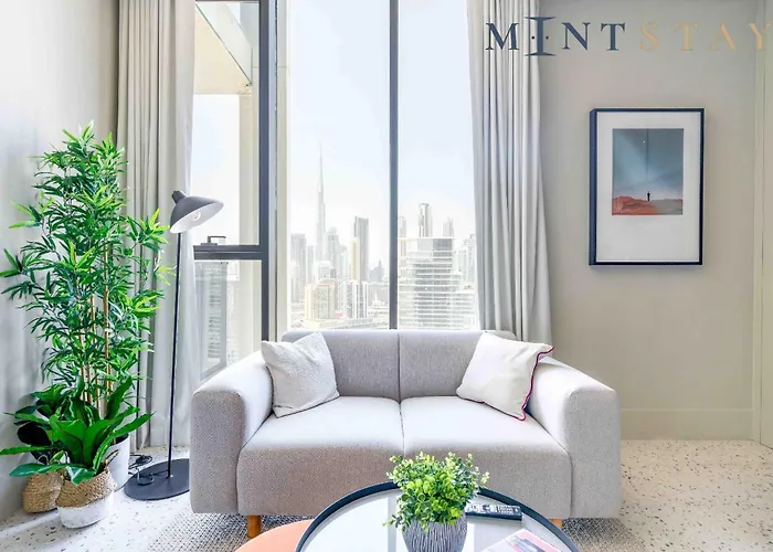 Upside Living, Burj Khalifa View, Business Bay - Mint Stay