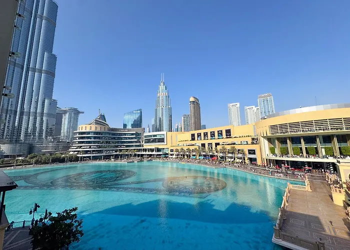 Luxurious 2 Bedroom Apartment With Dubai Mall Fountain View Facing Burj Khalifa