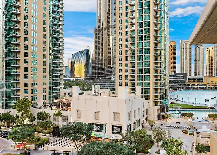 Luxury 2Br Downtown Apt Balcony With Burj And Fountain Views