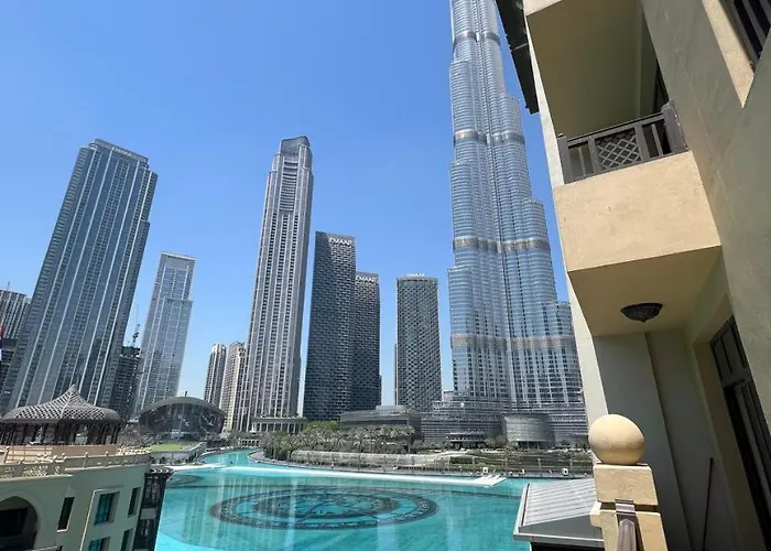 Full View Burj Khalifa And Fountains -Souk Al Bahar- Dream View Holiday Home Rental