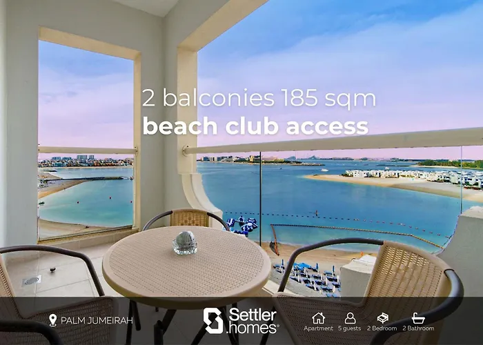 Your Private Beach With Sea View & Crib - Palm 2Br