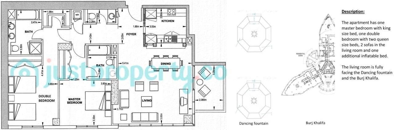 Elite Royal - Full Burj Khalifa & Fountain View - Pearl Apartemen