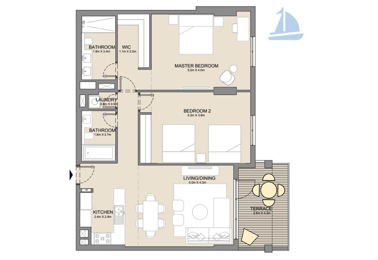 Apartamento Ultimate - 4 Beds - La Mer - Sunset Marina View *