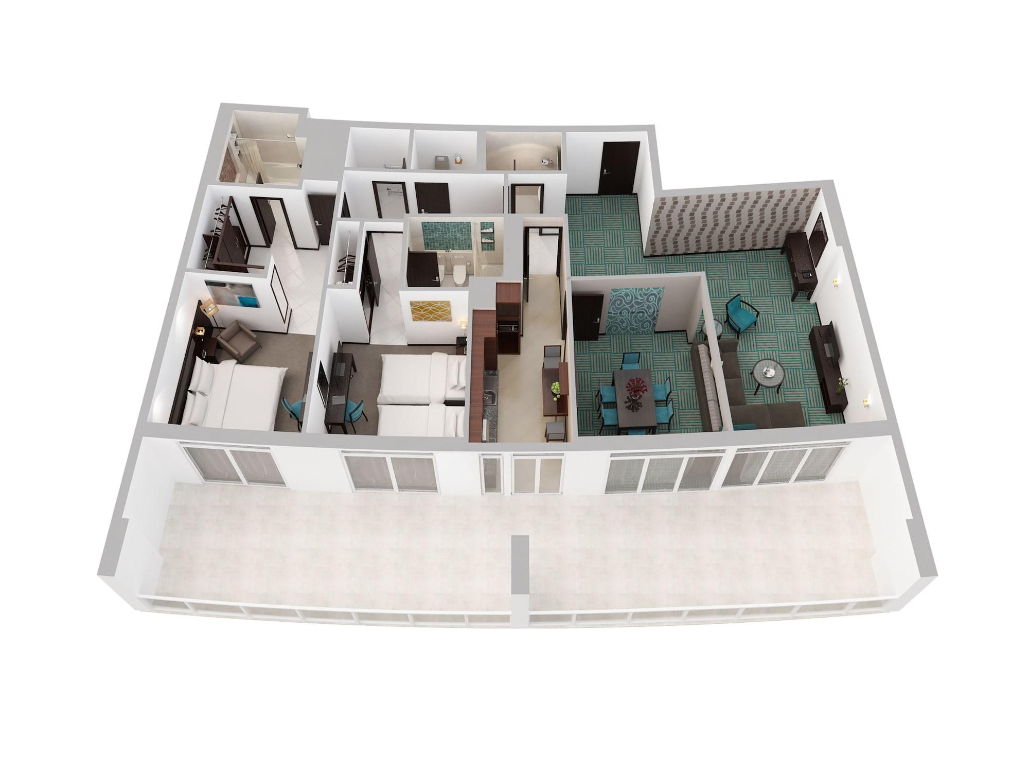 Flora Creek Deluxe Apartments, Aparthotel Dubai