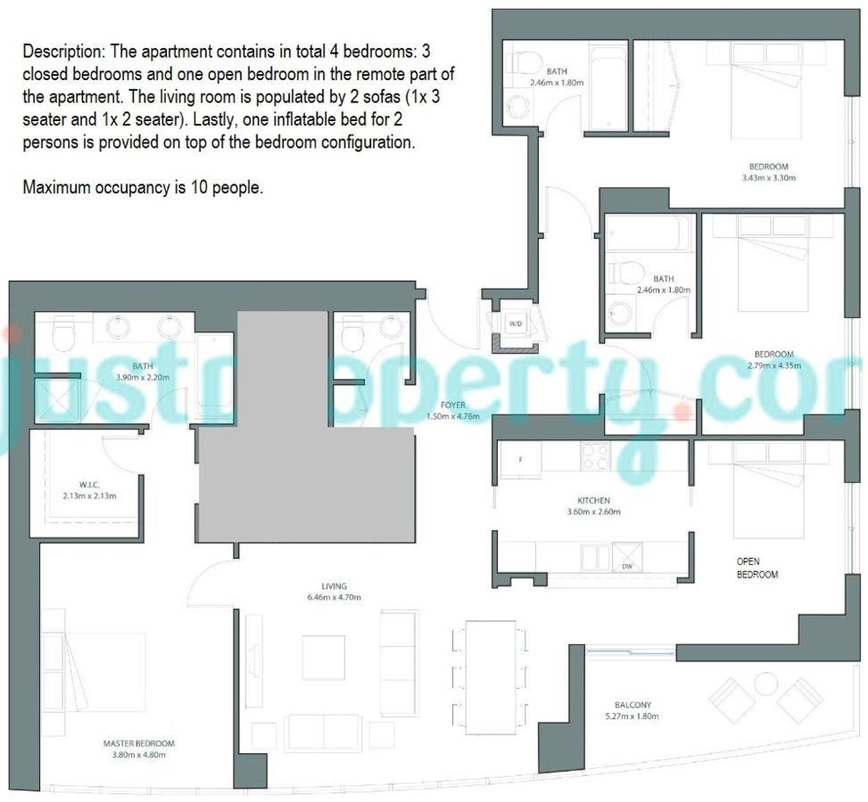 Apartamento Elite Royal - Full Burj Khalifa & Fountain View - Palace Dubái