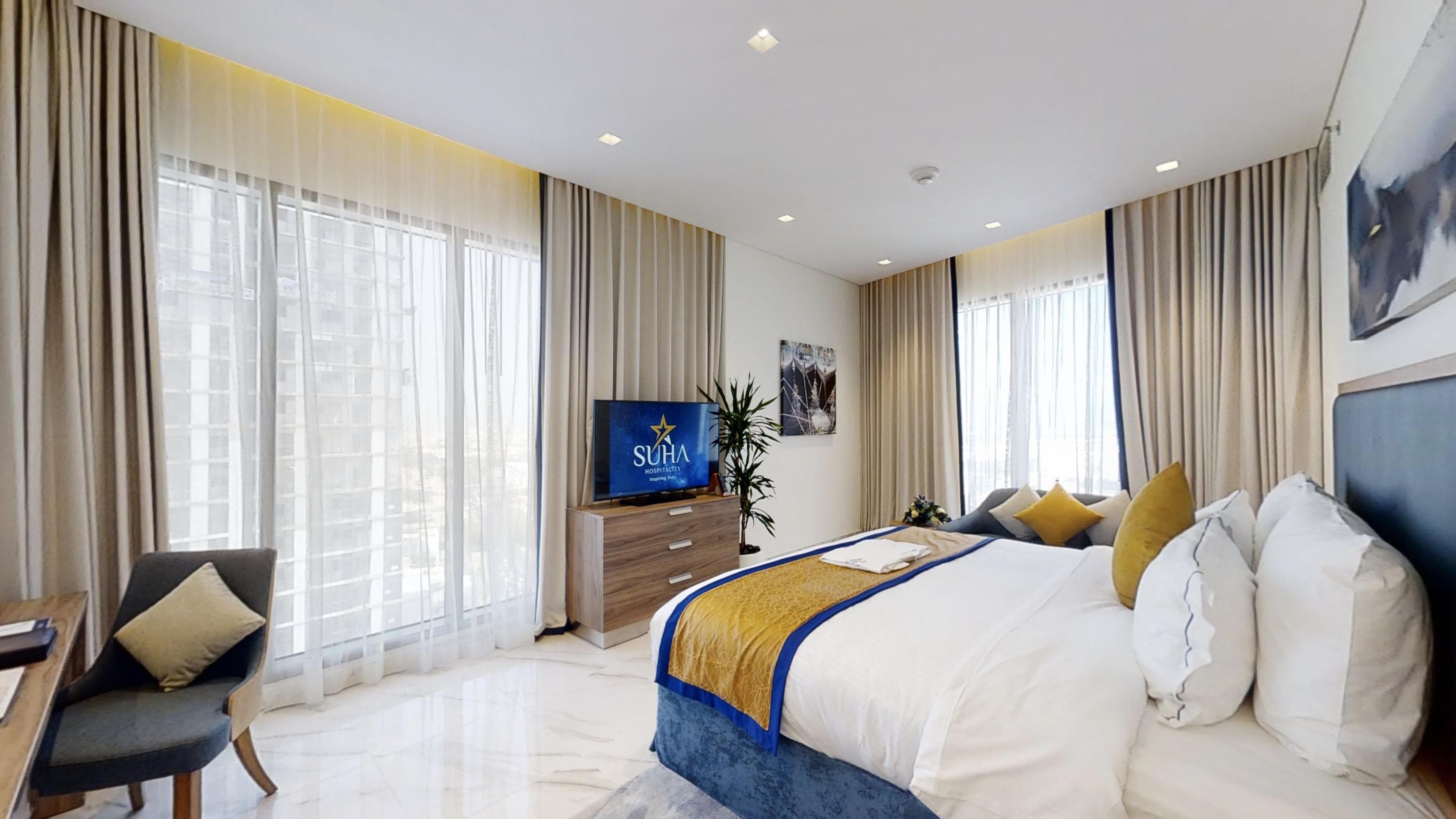 Lägenhetshotell Suha Mina Rashid Dubai
