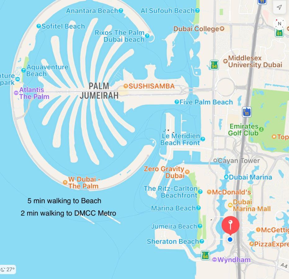 Privat bolig Luxury With Marina View Close To Jbr And Metro With Shared Kitchen