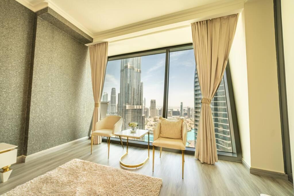First Class 3br With Full Burj Khalifa And Fountain View Apartamento