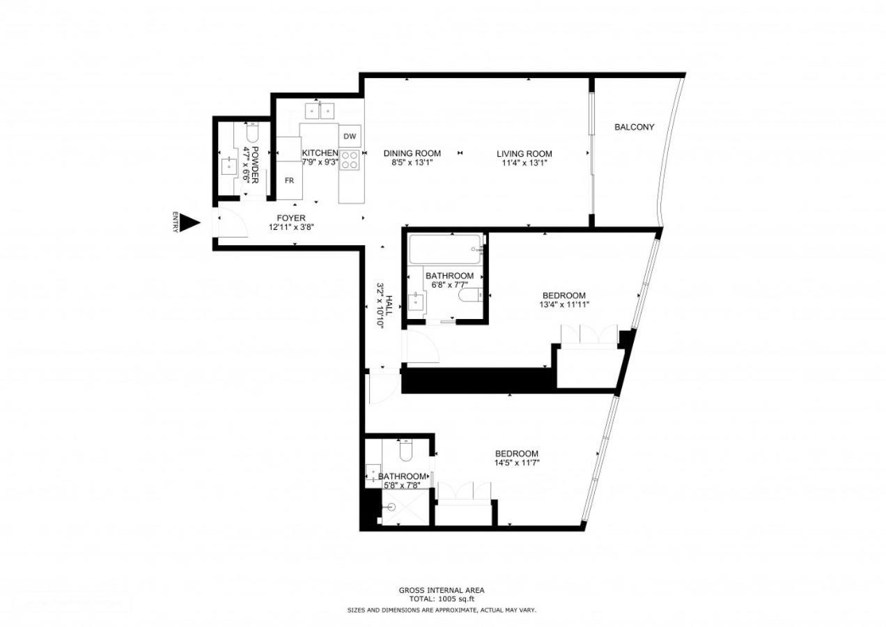 Appartement Address Residence, Jbr - Fresh Two Bedroom