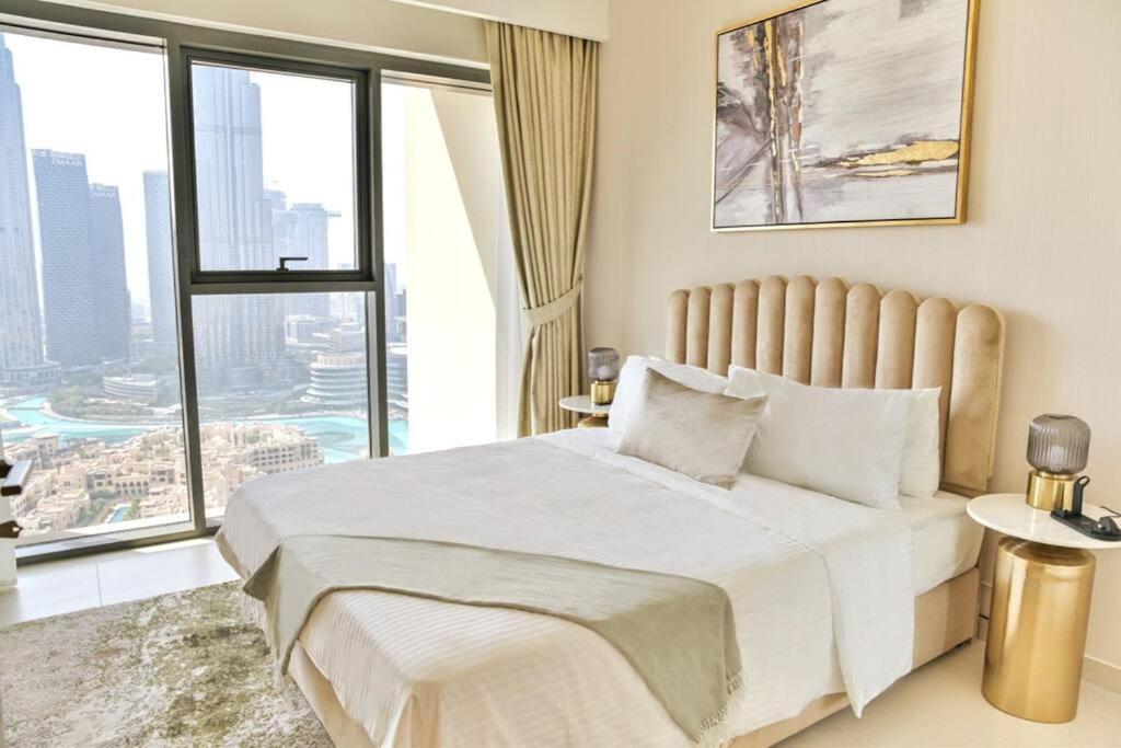 Luxury 2br High Floor Apt. W/ Burj Khalifa View With Laser Light Show And Dancing Fountain View Apartamento