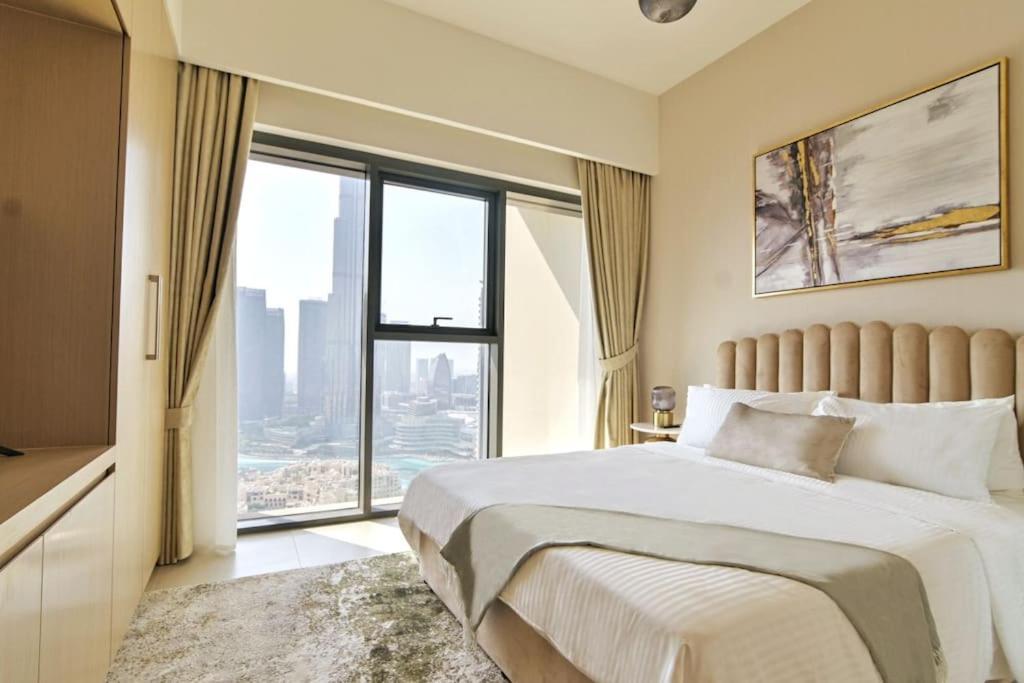 Apartamento Luxury 2br High Floor Apt. W/ Burj Khalifa View With Laser Light Show And Dancing Fountain View